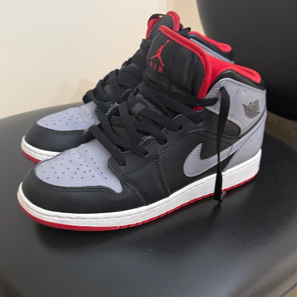 Air Jordan Kids Sneakers Black and Gray